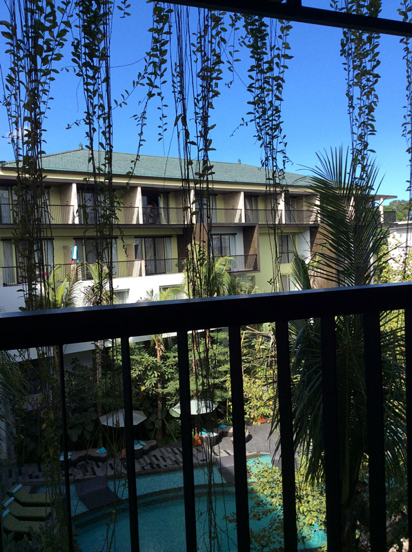 view from balcony at mercure legian