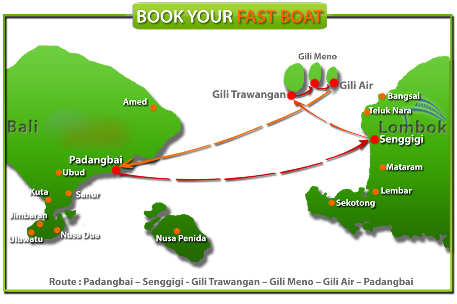 [Hot Deals] Fast boat Bali Lombok/Gili Trawangan | USD30/way, USD50 returns