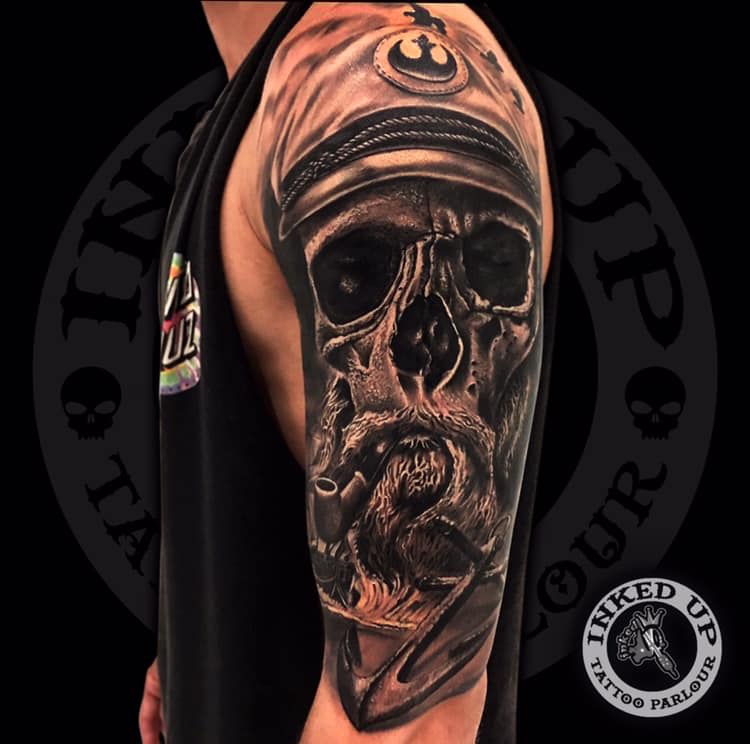 skull tattoo idea